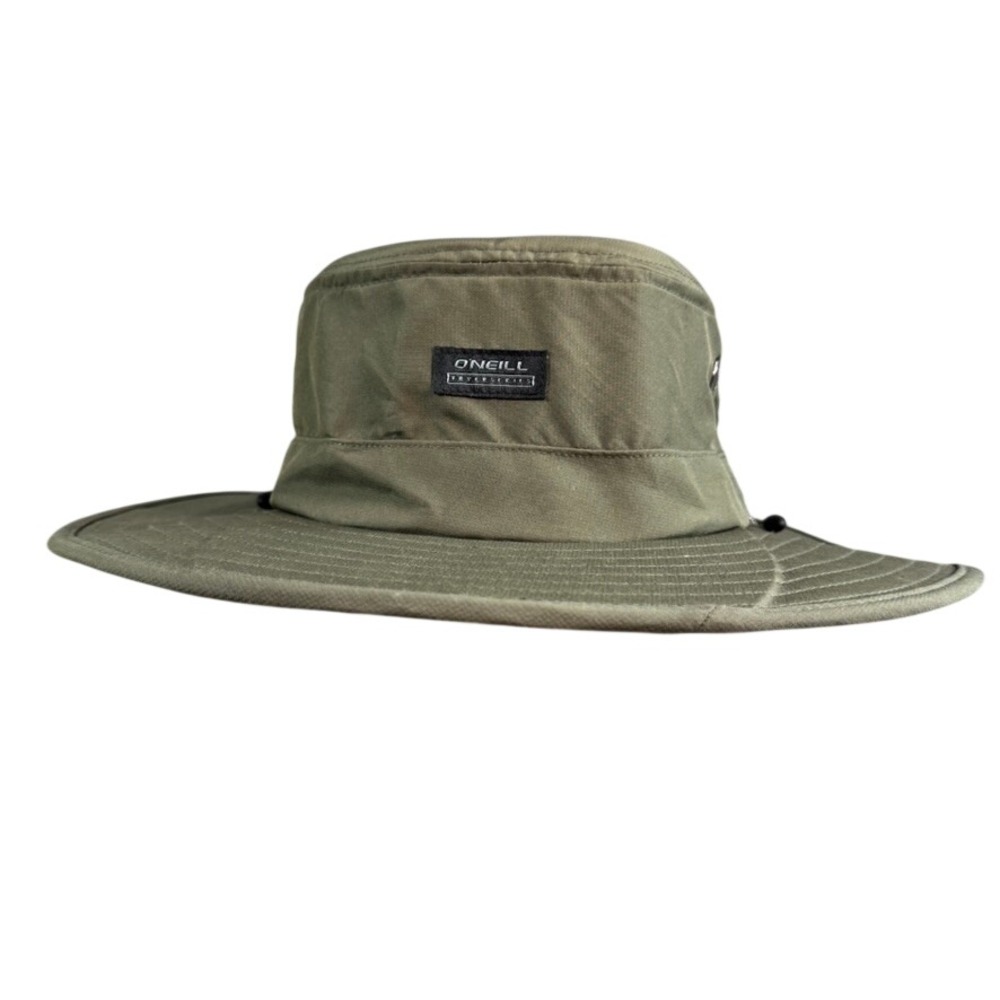 ONeill TRVLR Series Bucket Hat Olive Green UPF 50 Sun Hat Recycled Polyester